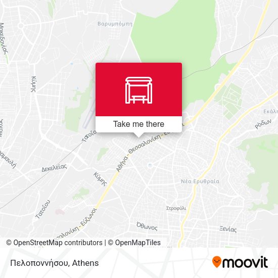 Πελοποννήσου map