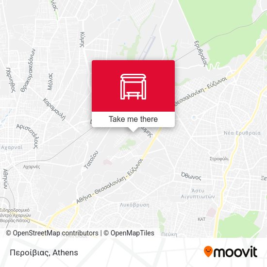 Περοίβιας map