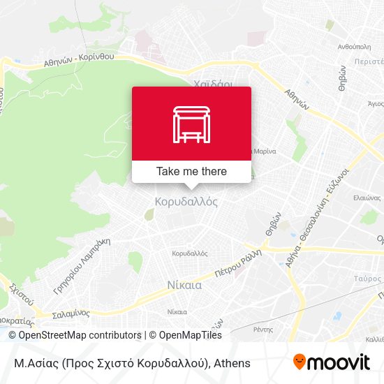 Μ.Ασίας (Προς Σχιστό Κορυδαλλού) map