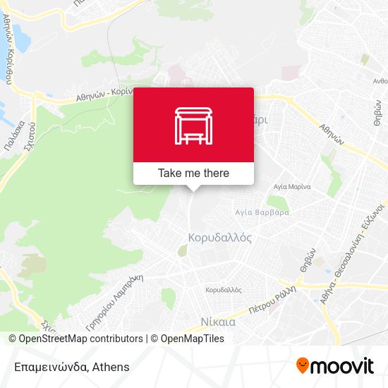 Επαμεινώνδα map