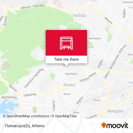 Παπακυριαζή map