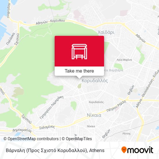 Βάρναλη (Προς Σχιστό Κορυδαλλού) map
