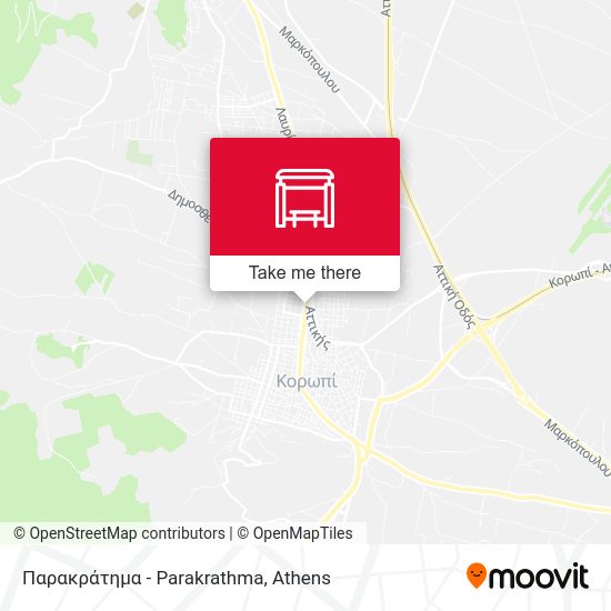 Παρακράτημα - Parakrathma map