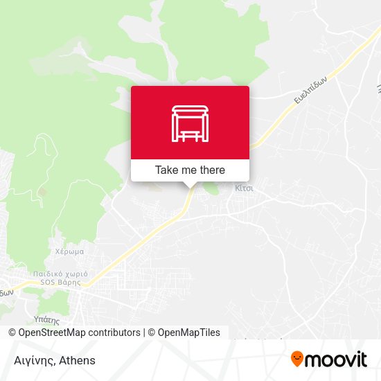 Αιγίνης map