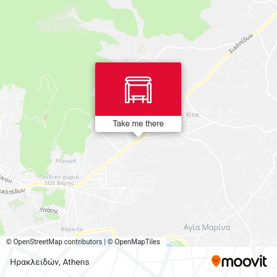 Ηρακλειδών map
