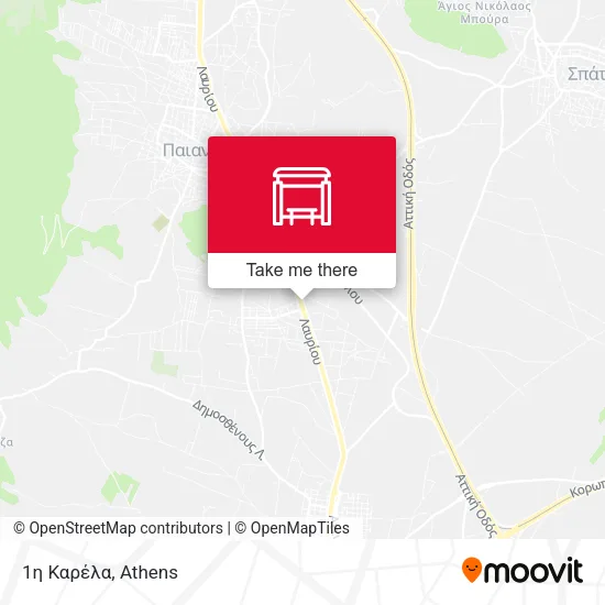 1η Καρέλα map