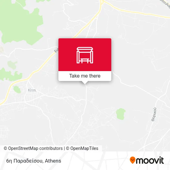 6η Παραδείσου map