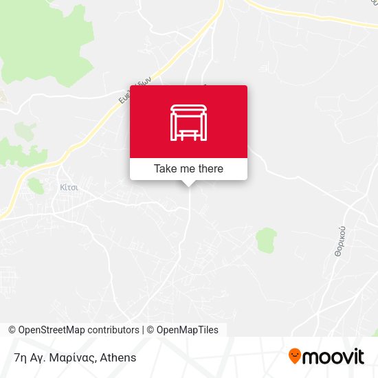 7η Αγ. Μαρίνας map
