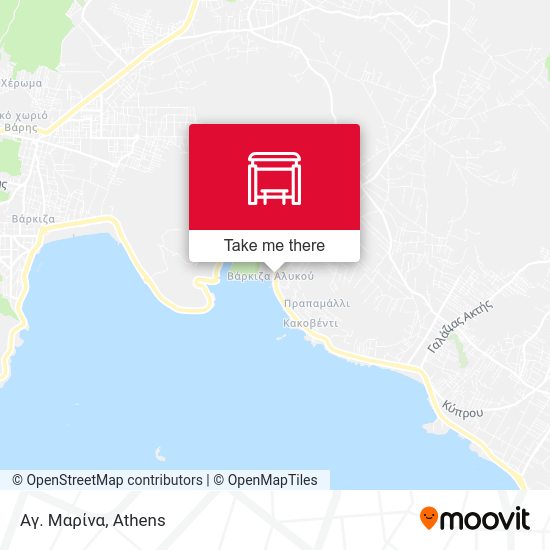 Αγ. Μαρίνα map