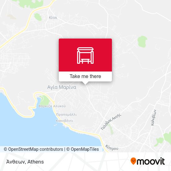 Άνθεων map