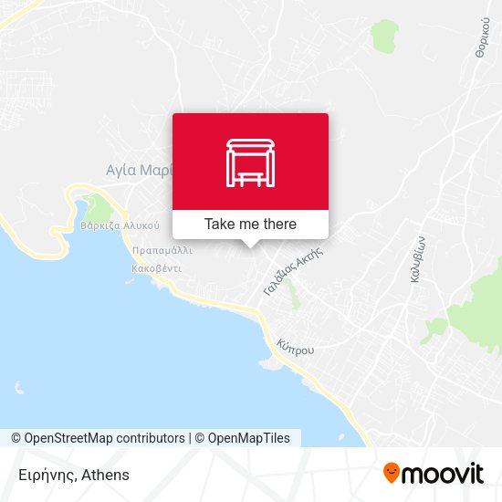 Ειρήνης map
