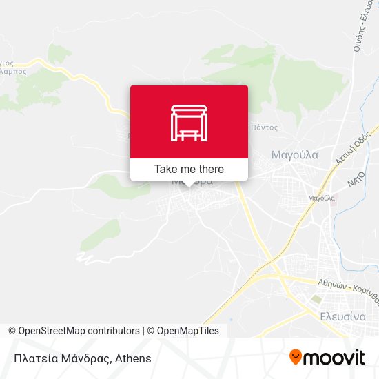 Πλατεία Μάνδρας map