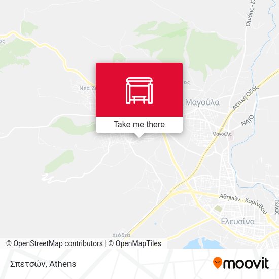 Σπετσών map