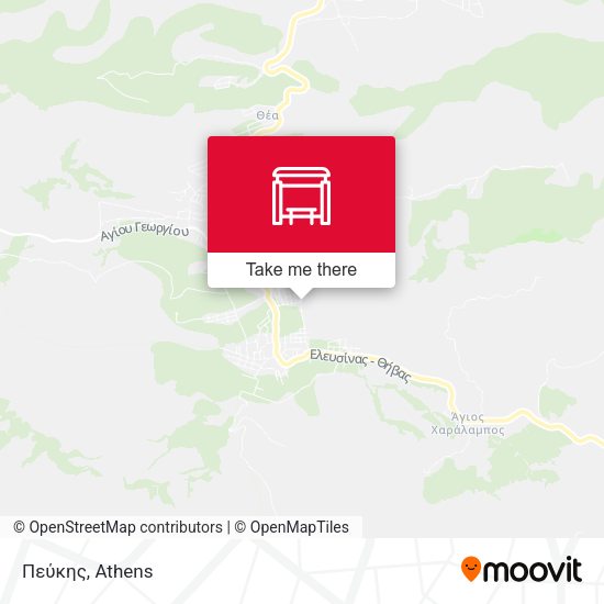 Πεύκης map