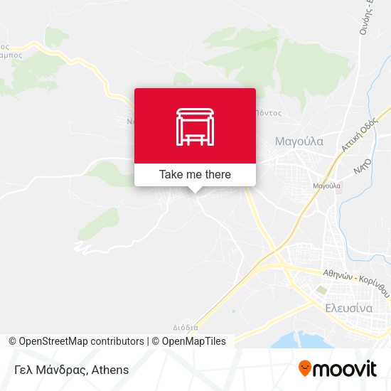 Γελ Μάνδρας map