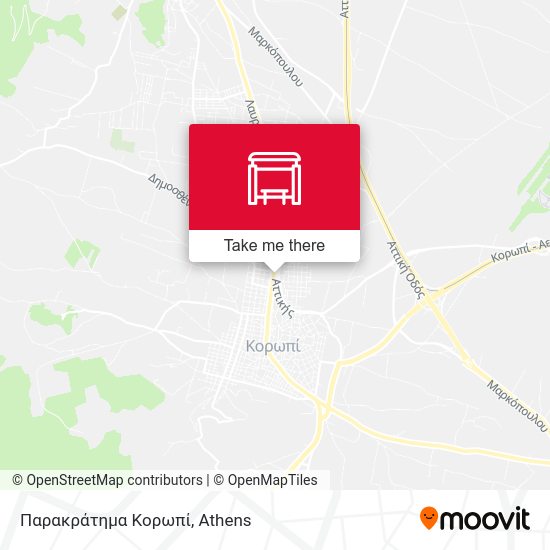 Παρακράτημα Κορωπί map
