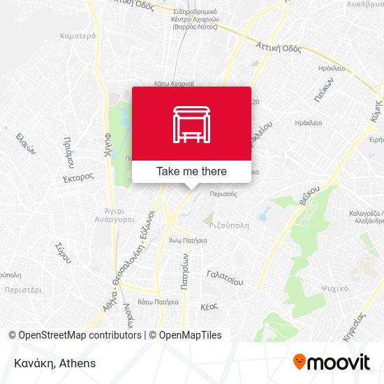 Κανάκη map