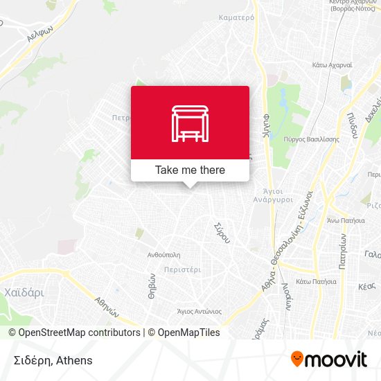 Σιδέρη map