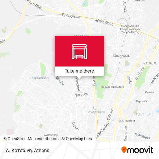 Λ. Κατσώνη map