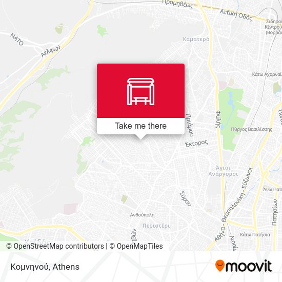 Κομνηνού map