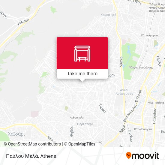 Παύλου Μελά map