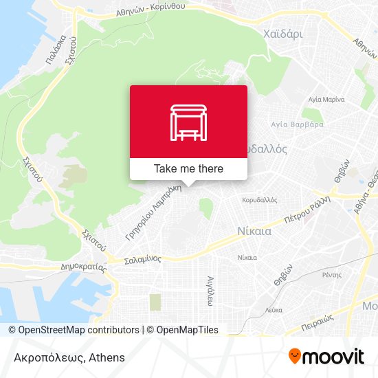 Ακροπόλεως map