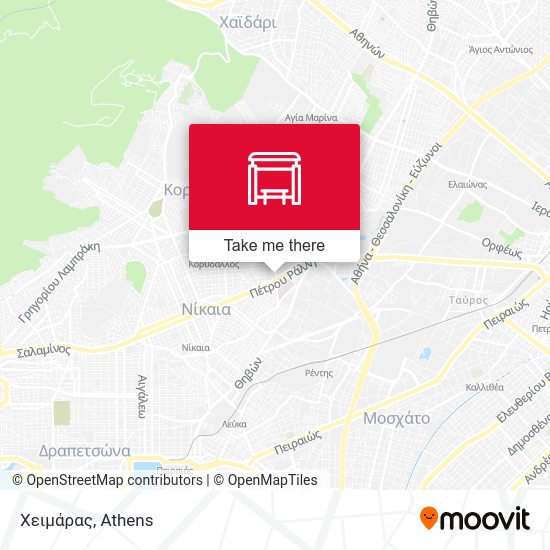 Χειμάρας map
