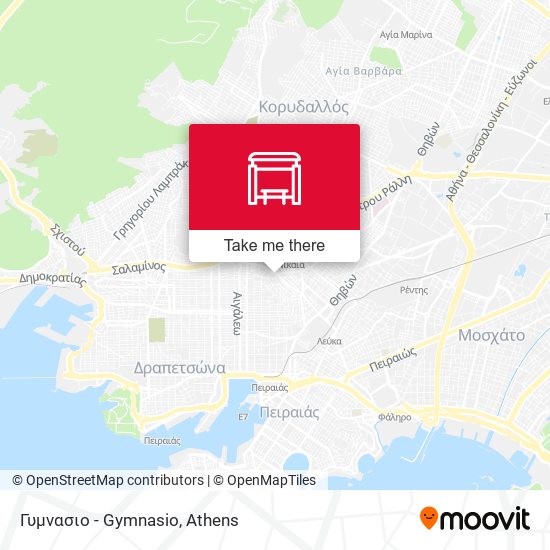 Γυμνασιο - Gymnasio map