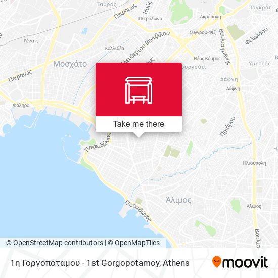 1η Γοργοποταμου - 1st Gorgopotamoy map