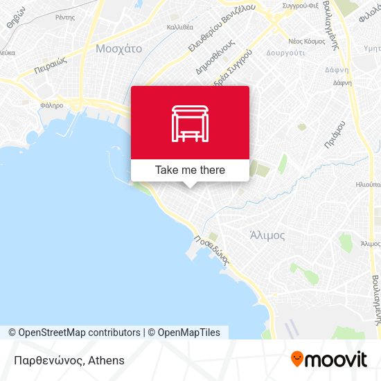 Παρθενώνος map