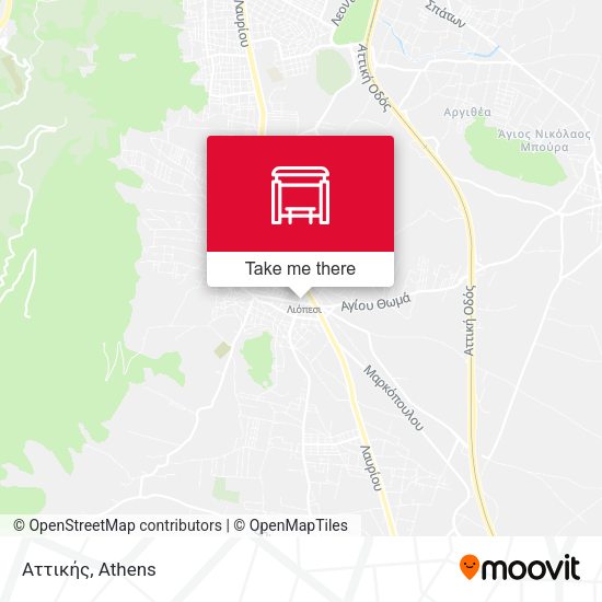 Αττικής map