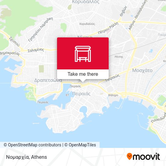 Νομαρχία map