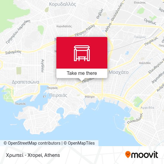 Χρωπεί - Xropei map