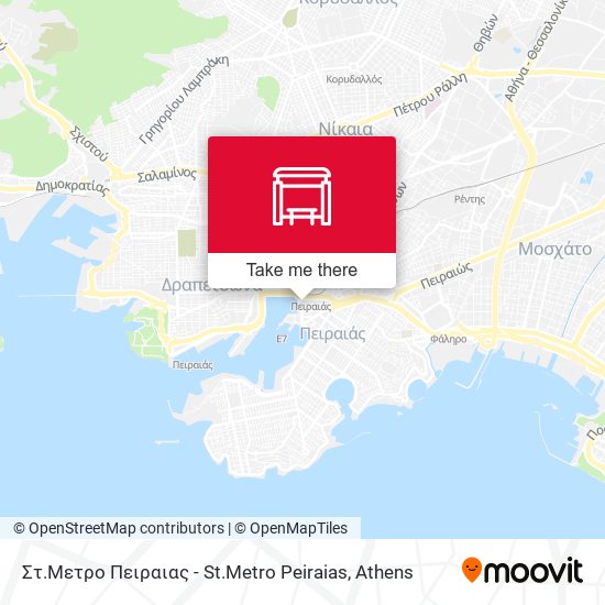 Στ.Μετρο Πειραιας - St.Metro Peiraias map