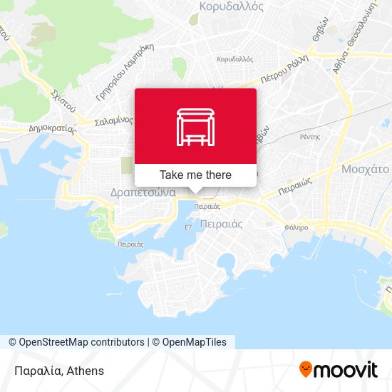 Παραλία map