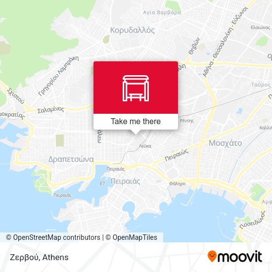 Ζερβού map