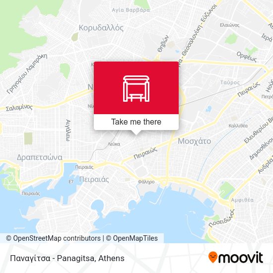 Παναγίτσα - Panagitsa map