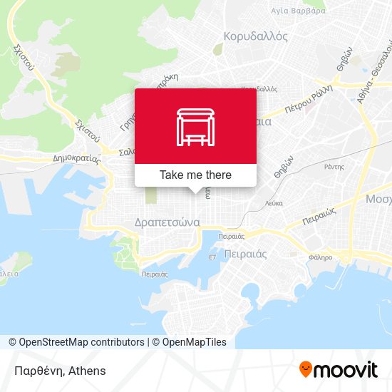 Παρθένη map