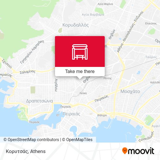 Κορυτσάς map