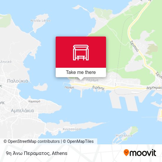9η Άνω Περαματος map