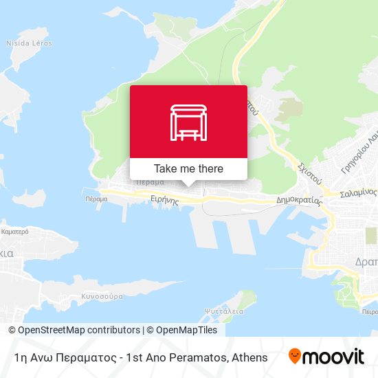 1η Ανω Περαματος - 1st Ano Peramatos map