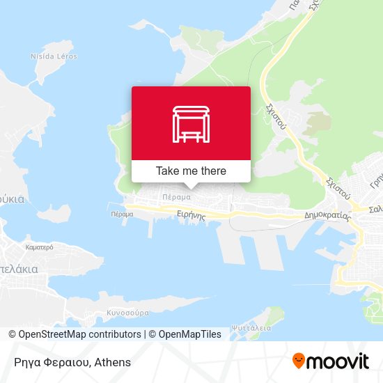 Ρηγα Φεραιου map