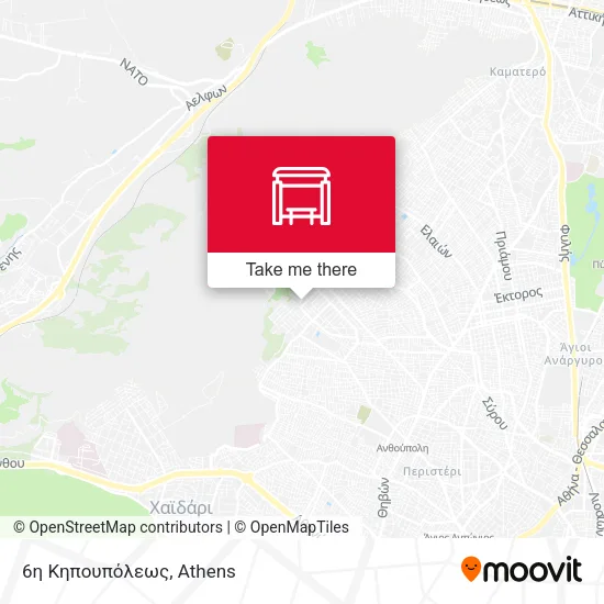 6η Κηπουπόλεως map