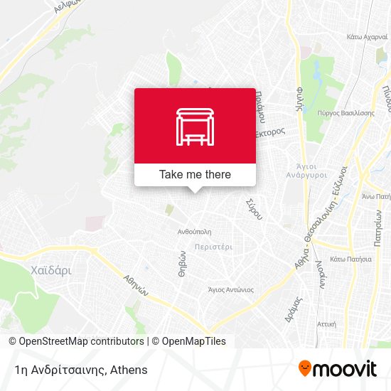 1η Ανδρίτσαινης map