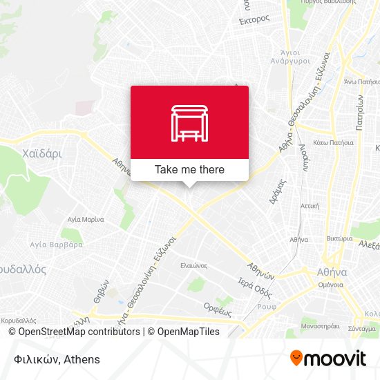 Φιλικών map