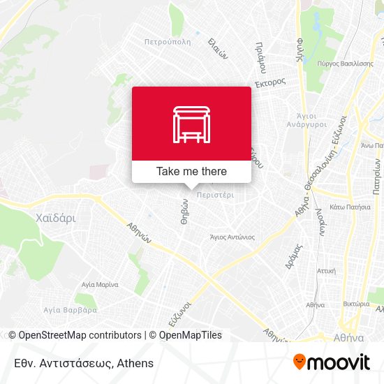 Εθν. Αντιστάσεως map
