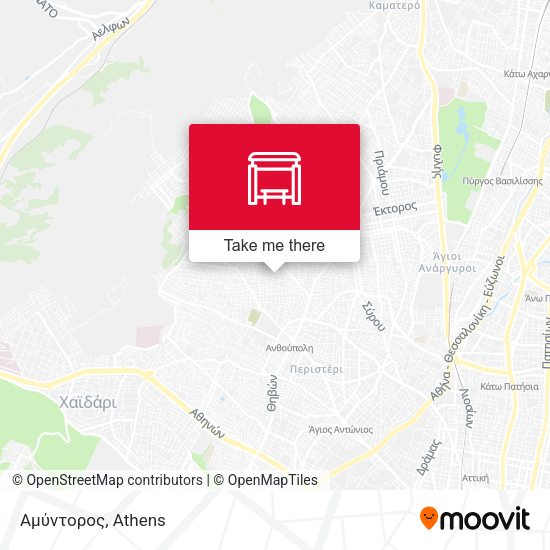 Αμύντορος map
