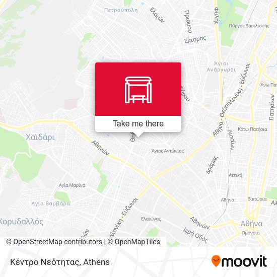 Κέντρο Νεότητας map