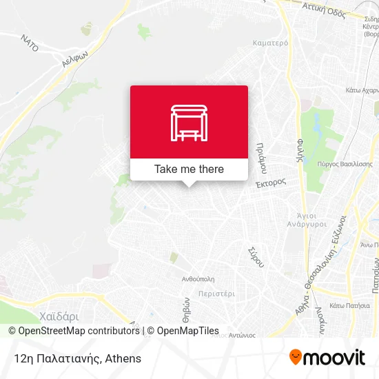 12η Παλατιανής map