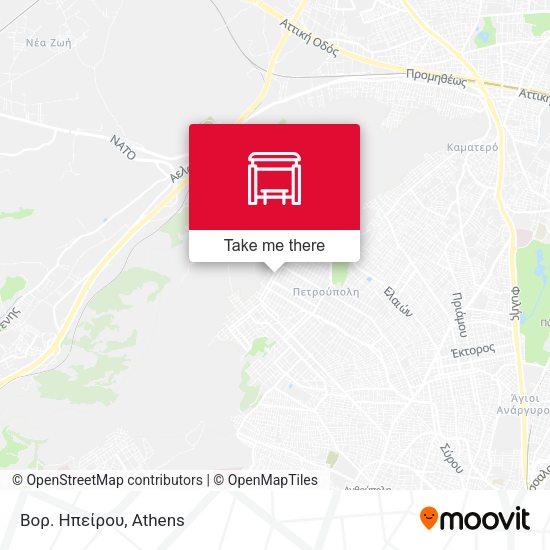 Βορ. Ηπείρου map